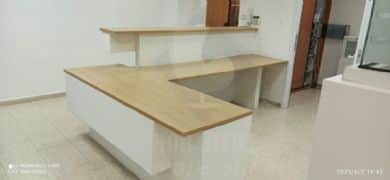 דלפק מעוצב באלון טבעי