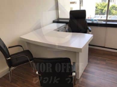 שולחן לבן אפוקסי 160 ס"מ דגם גאלרי