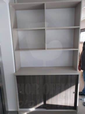 ארון משולב מדפים